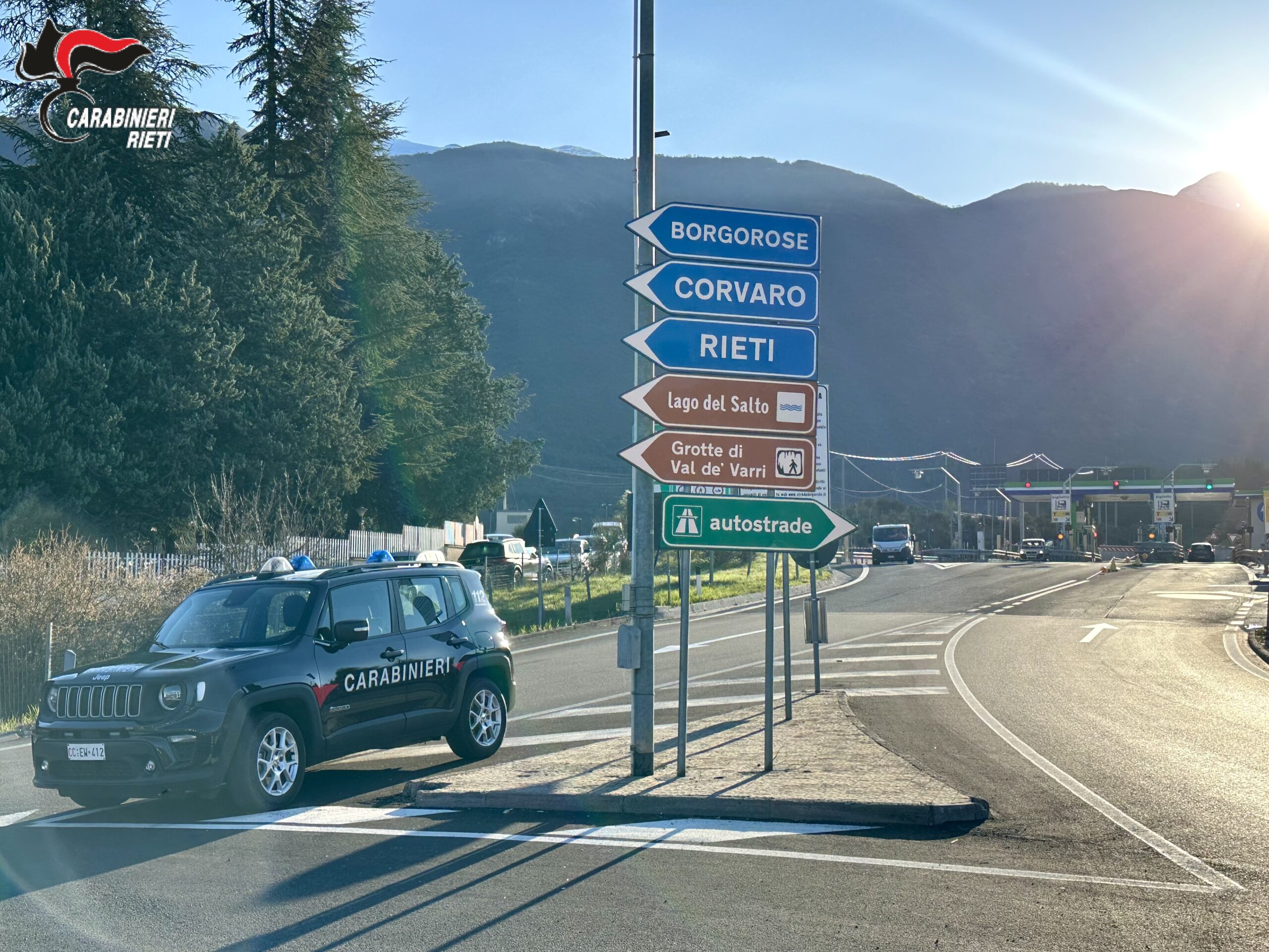 Borgorose, ingresso casello autostradale A24 (1)