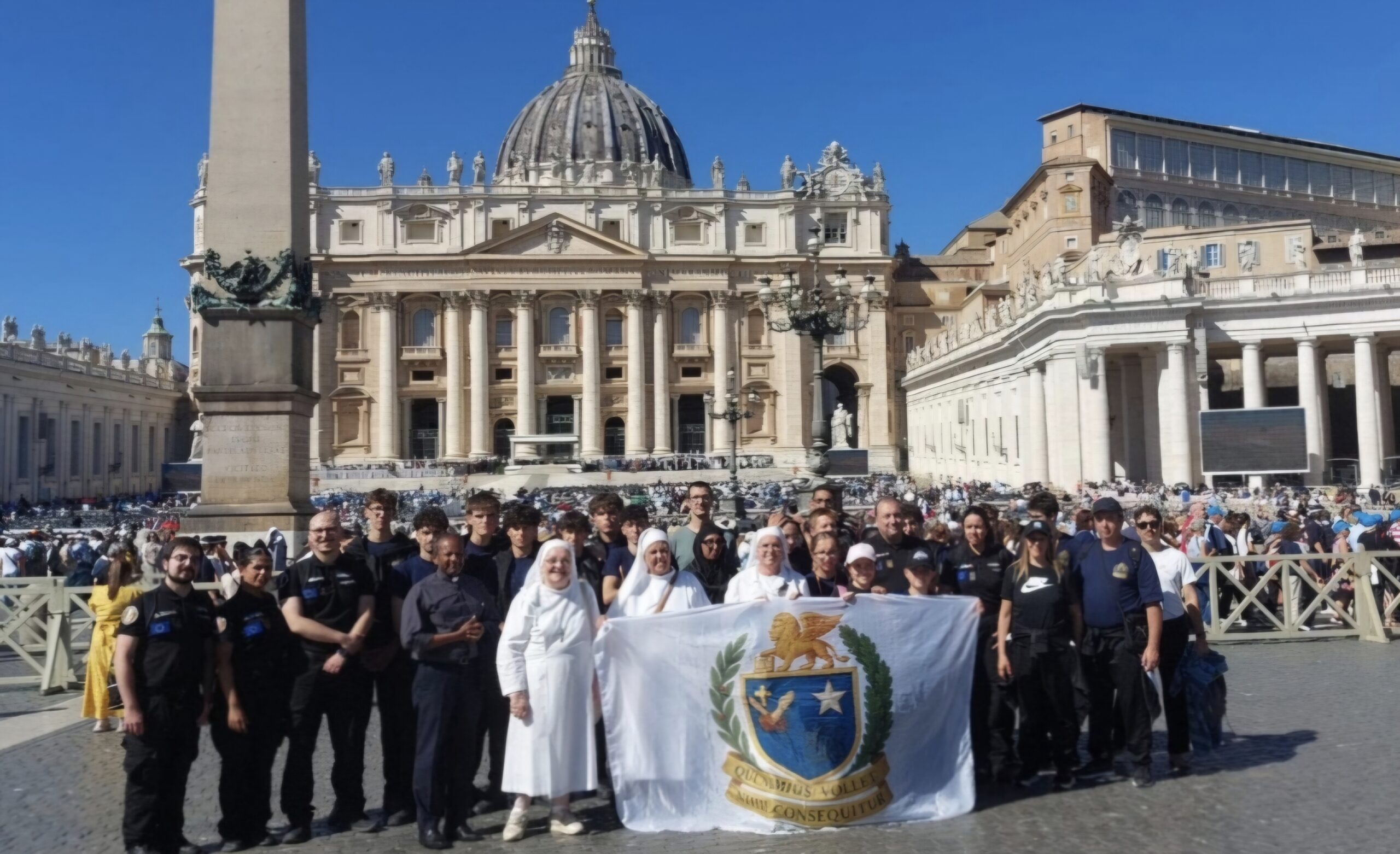 I cadetti della Fondazione Olitec all’udienza con Papa Leone XIV