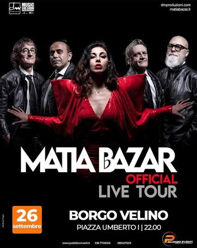 Serata da big a Borgo Velino: i Matia Bazar live in piazza