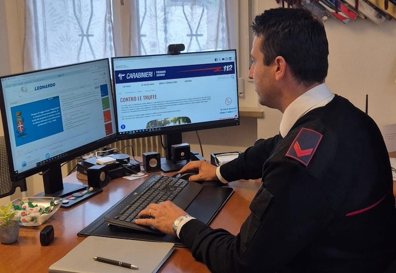 COMPRA UN MOTORE CON UN FALSO ANNUNCIO SUL WEB. I CARABINIERI DENUNCIANO LA TRUFFATRICE