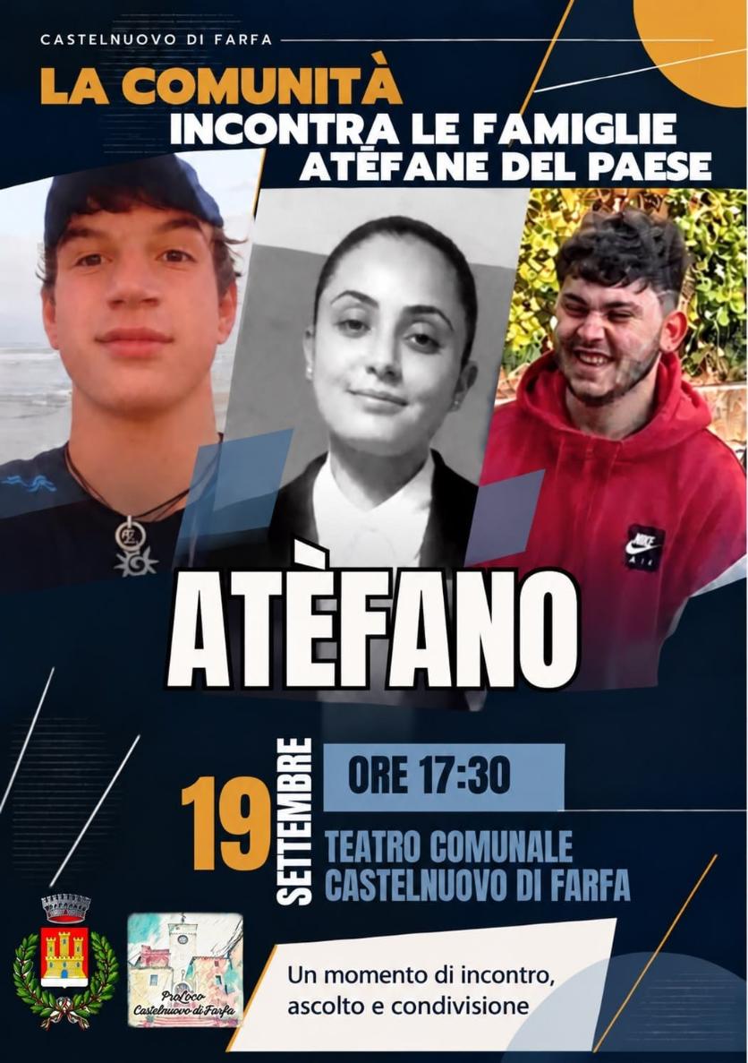 CASTALNUOVO DI FARFA IL 19 SETTEMBRE RICORDA I GIOVANI CONCITTADINI SCOMPARSI