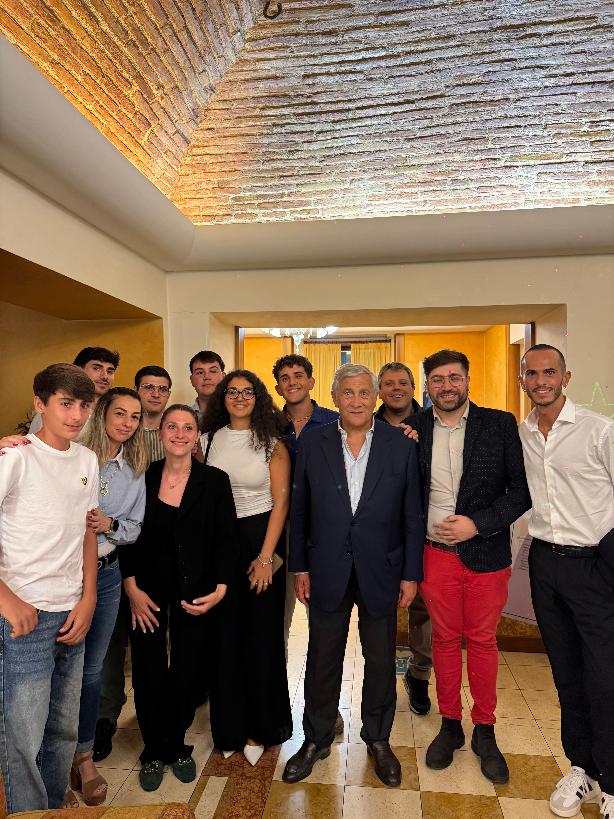 TAJANI A OSTERIA NUOVA, AURELI: «UNA GIORNATA IMPORTANTE PER FORZA ITALIA E PER I NOSTRI GIOVANI»