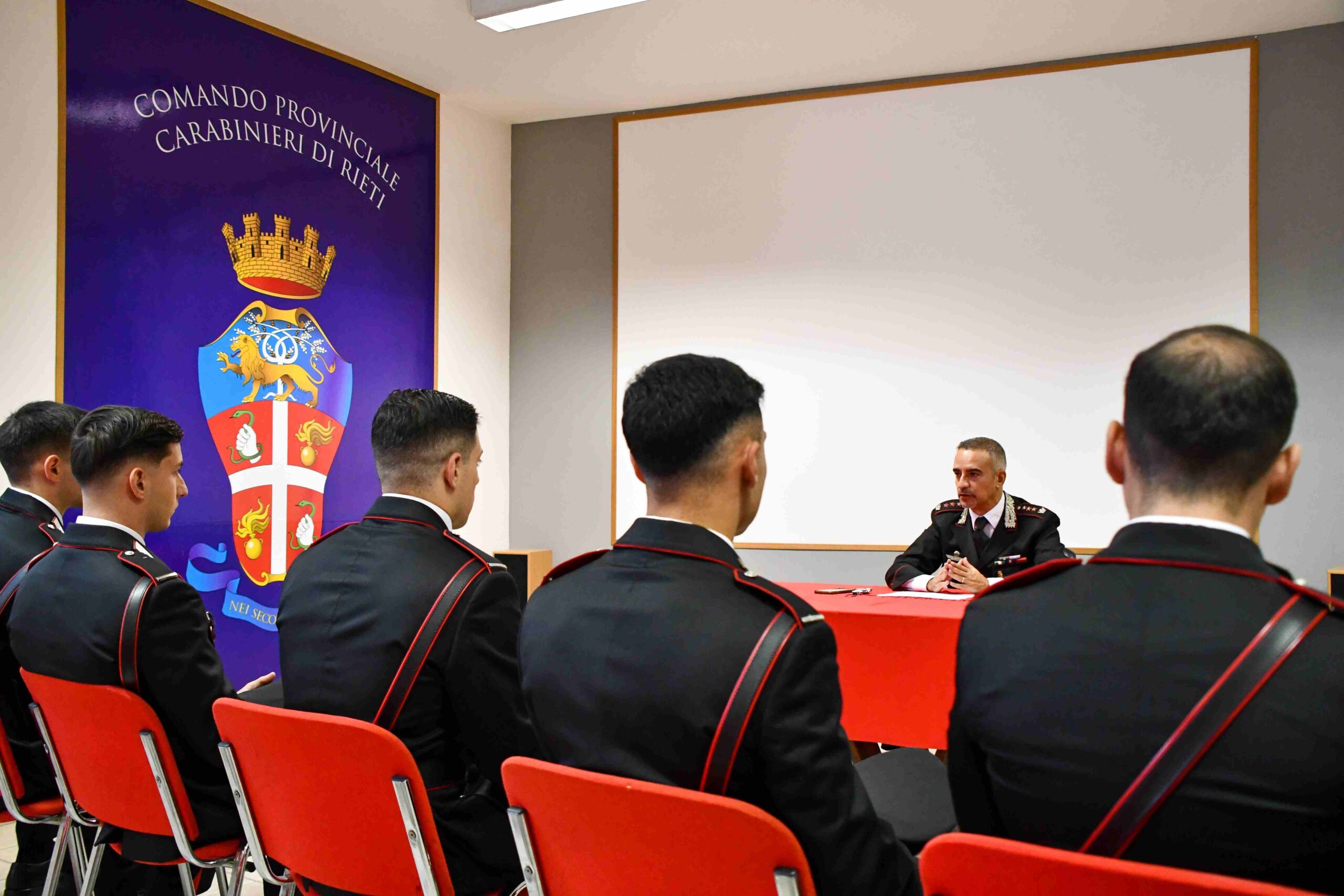 RIETI, SETTE MARESCIALLI IN “TRAINING ON THE JOB” PRESSO LE STAZIONI CARABINIERI DELLA PROVINCIA