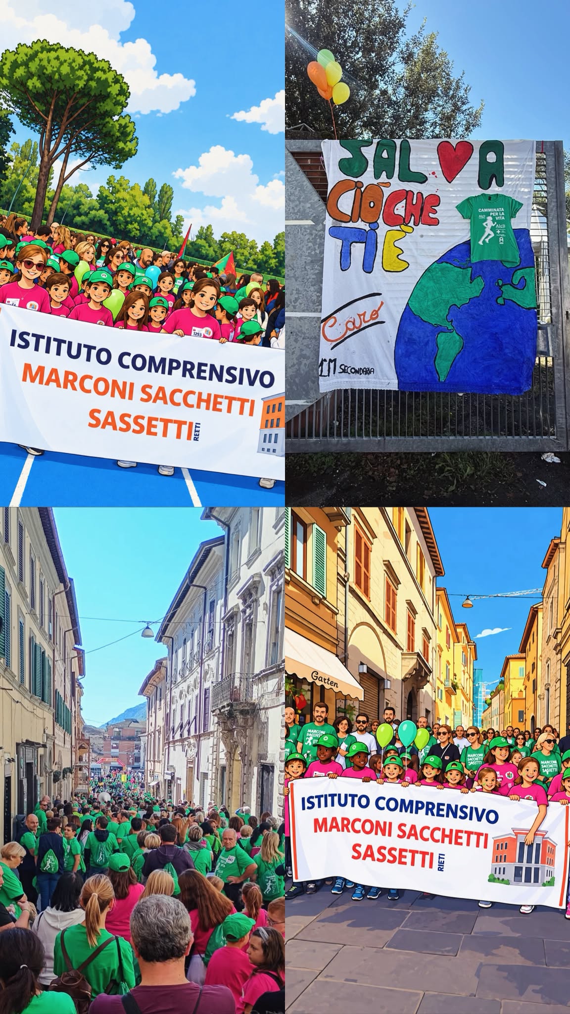 L’Istituto “Sacchetti Sassetti” di Rieti partecipano con sensibilità alla Camminata per la Vita